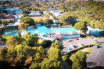 Aerial view of Werribee Outdoor Pool in Wyndham