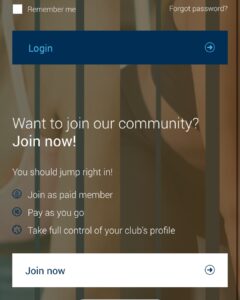 1. Create a profile or Log In