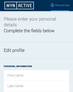 4. Enter your details